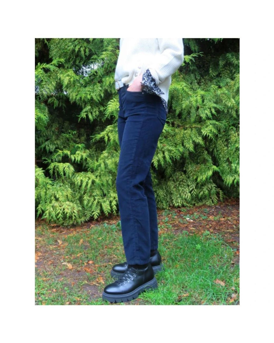 Islow Blue Straight Trousers