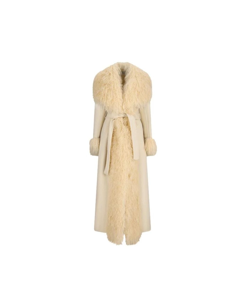 GIUSEPPE DI MORABITO Natural Belted Coats