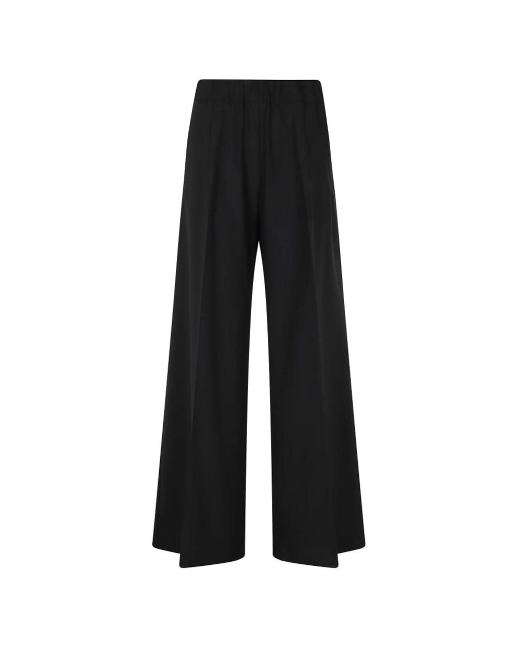 Semicouture Black Wide Trousers