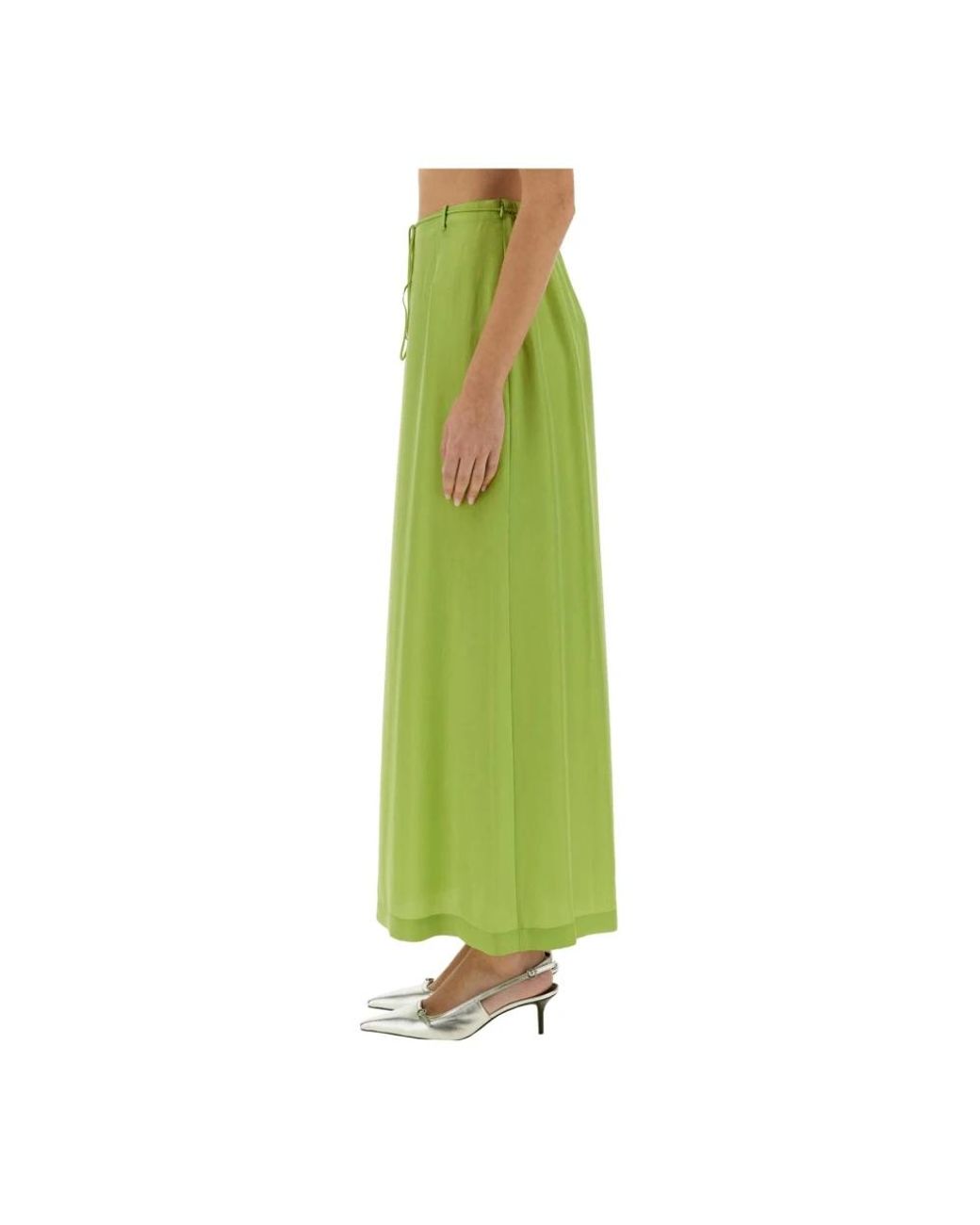 Maxi Skirts Alysi en coloris Green