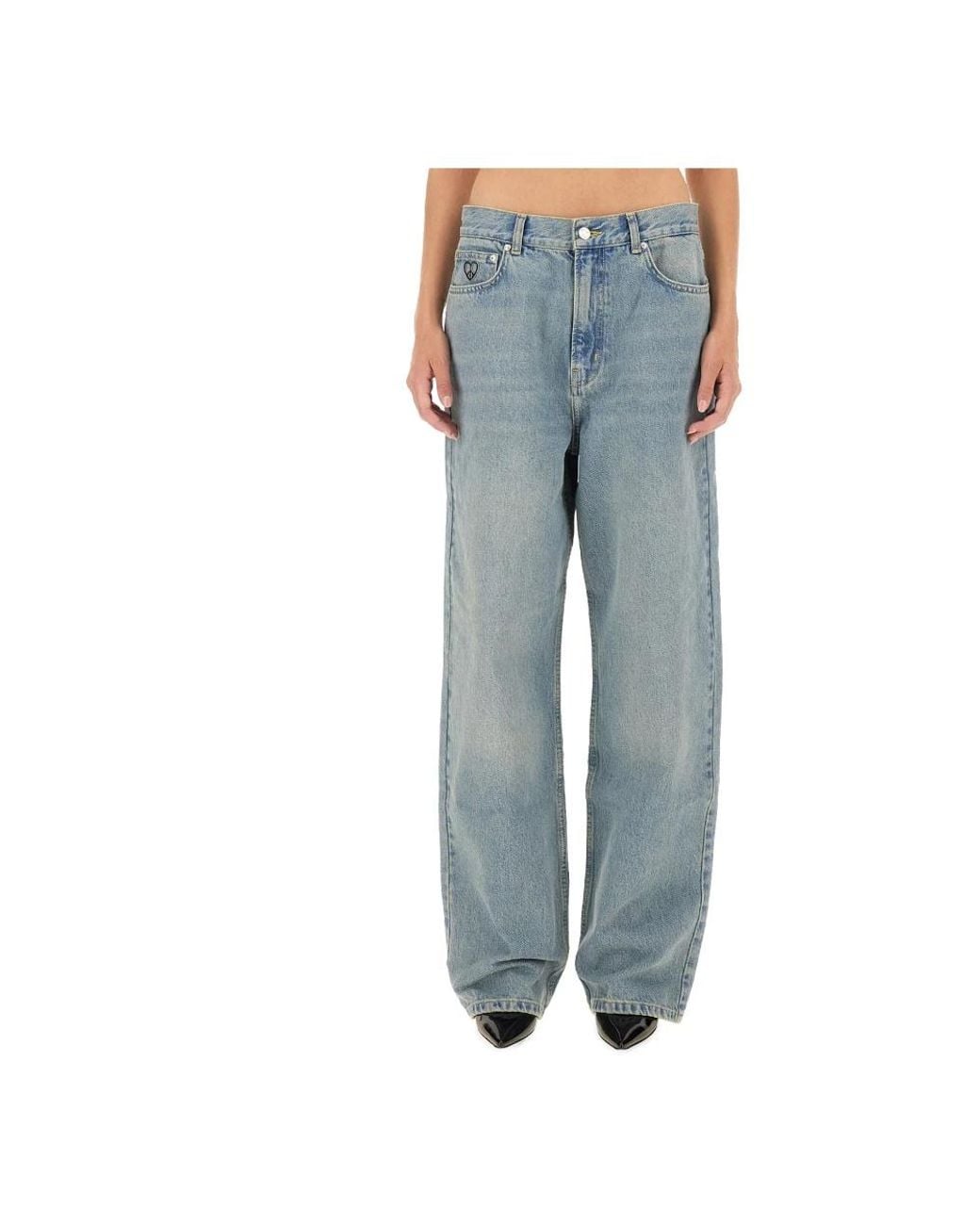 Moschino Blue Loose Fit Jeans