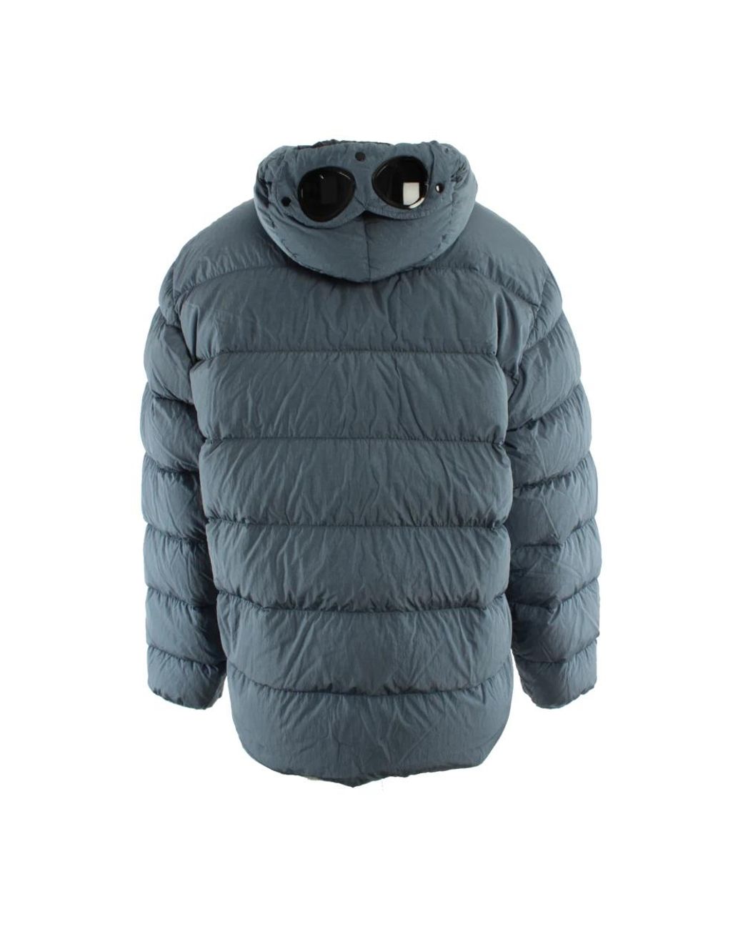 C P Company Blue Winter Jackets for men