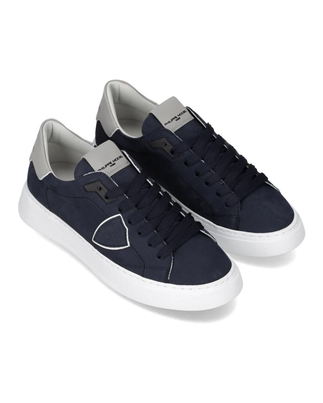 Philippe Model Blue Sneakers for men