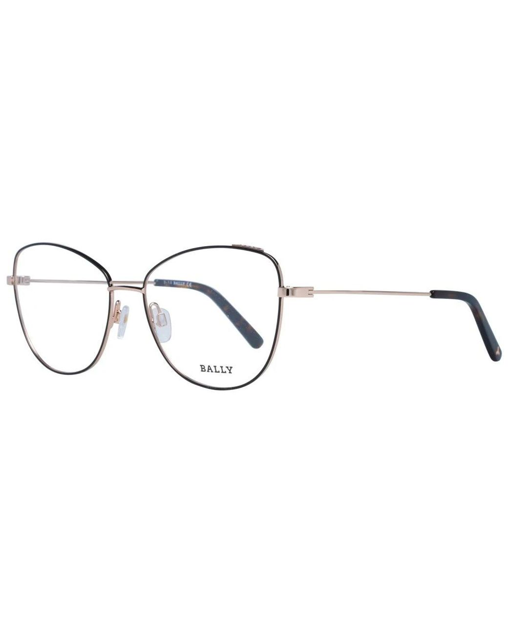 Occhiali ottici cat eye neri per donne di Bally in Metallic