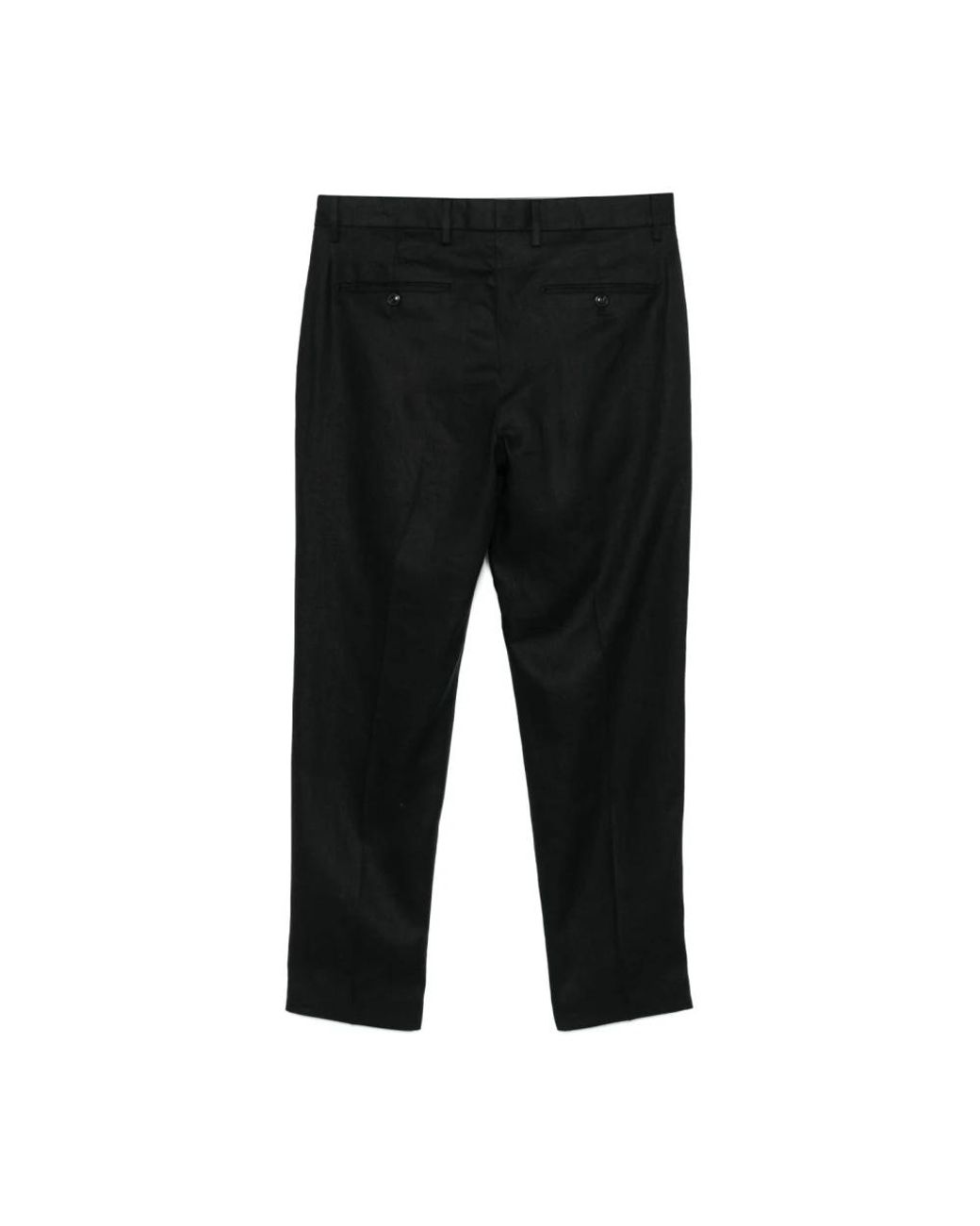 Daniele Alessandrini Black Slim-Fit Trousers for men
