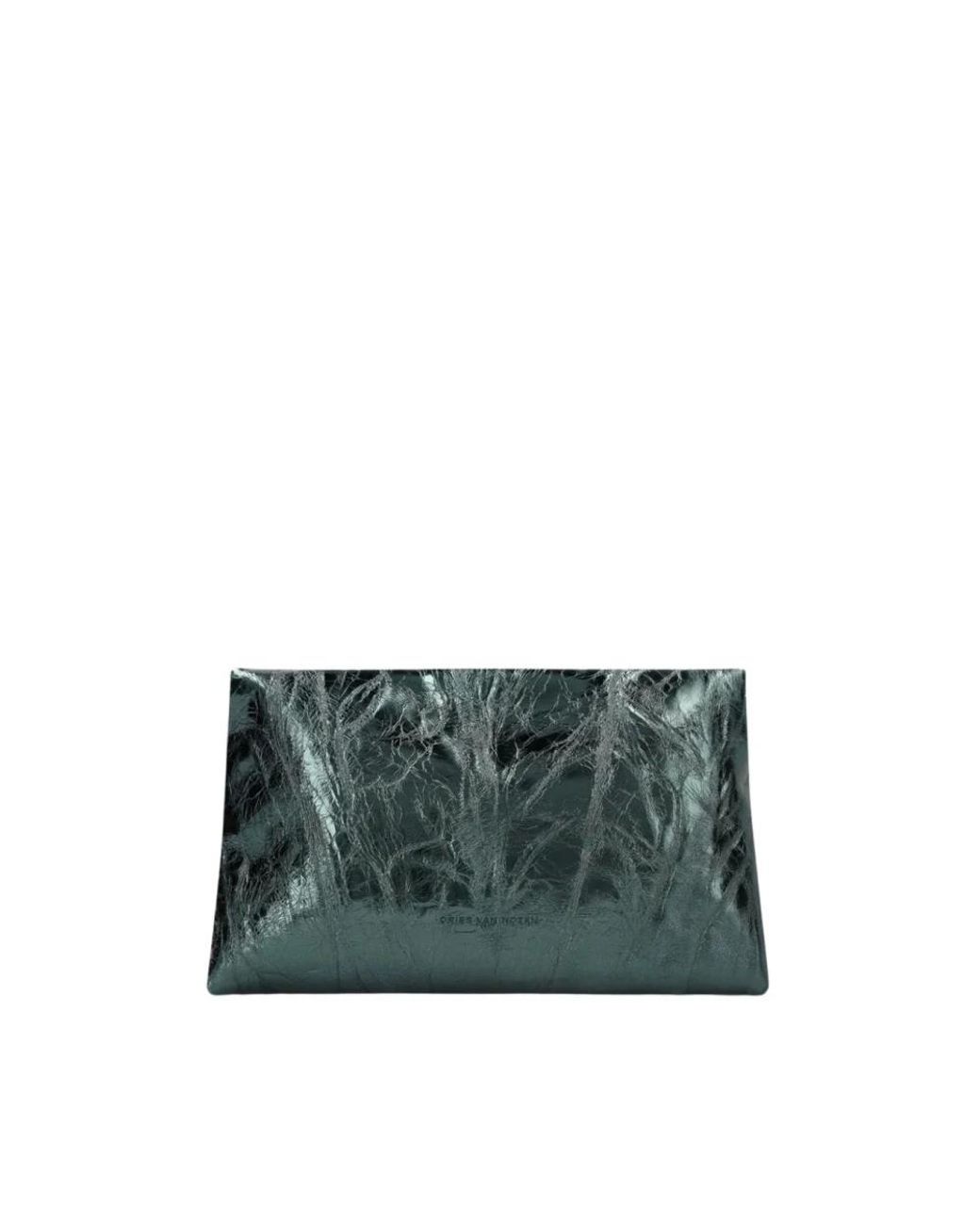 Dries Van Noten Green Clutches