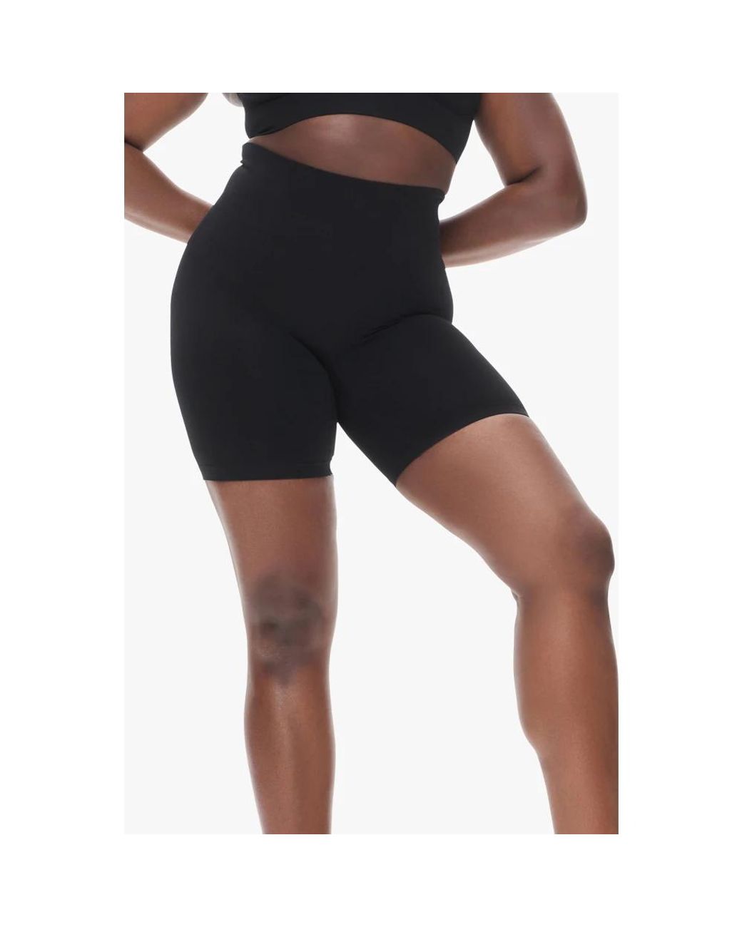 Heist Studios Ondergoed ,Zwart ,Leer Contour Shorts in het Black