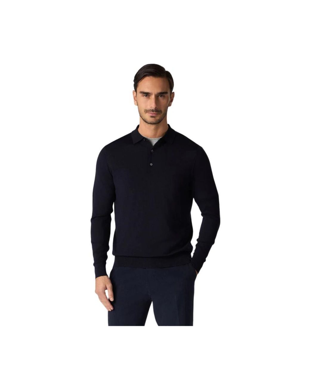 Brooks Brothers Blue Round-Neck Knitwear for men