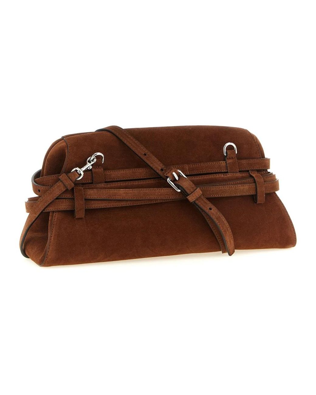 Moschino Brown Clutches