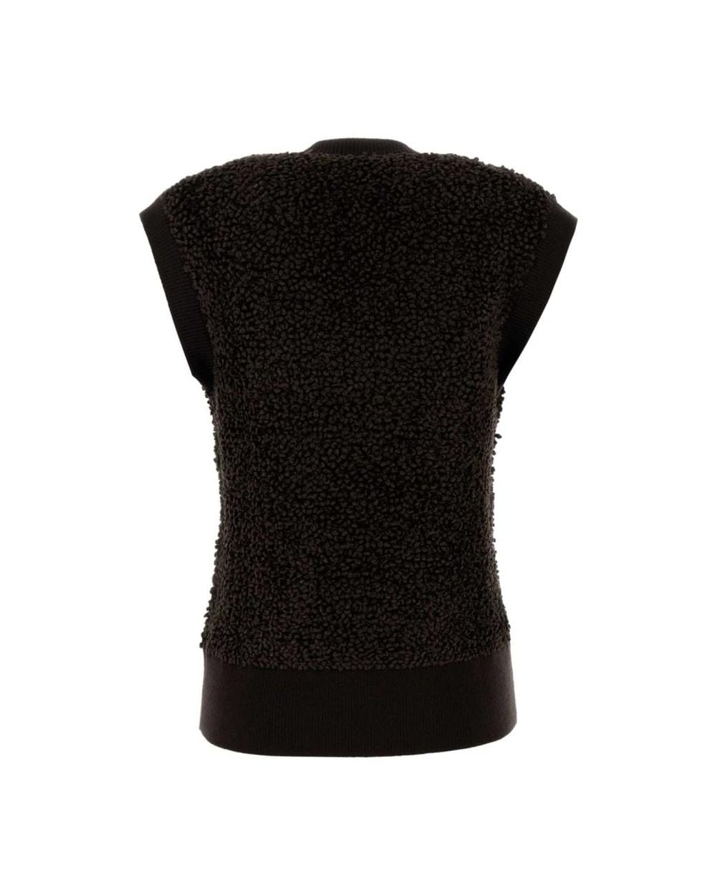 Ferragamo Black V-Neck Knitwear