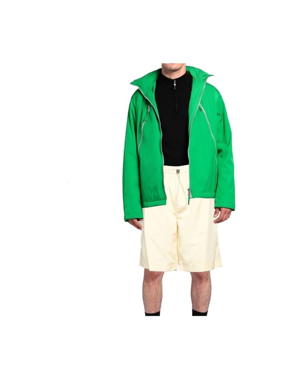 Jil Sander Natural Vibrant Relaxed Fit Shorts for men