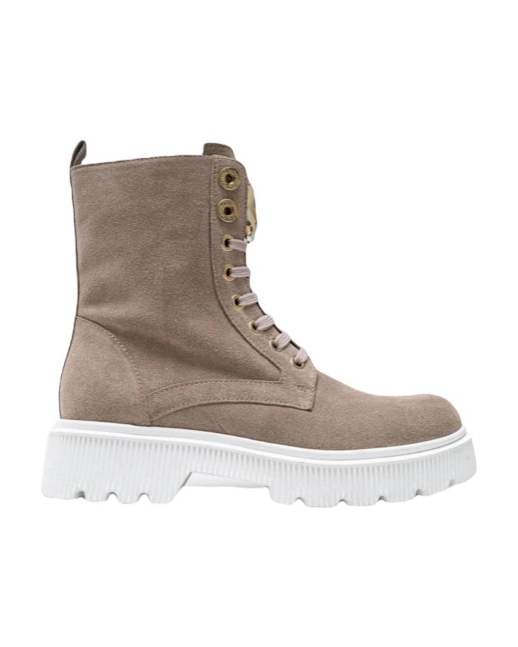 Gattinoni Brown Lace-Up Boots
