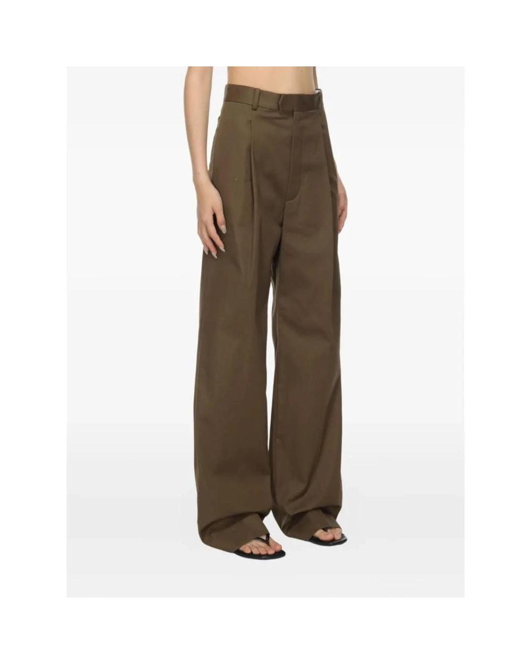 Carven Green Wide Trousers