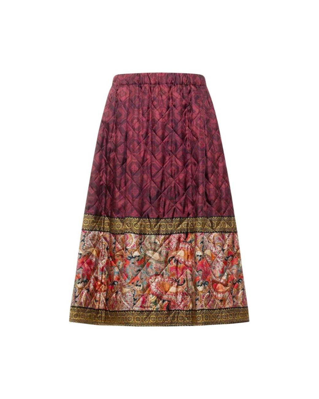 Pierre Louis Mascia Red Midi Skirts