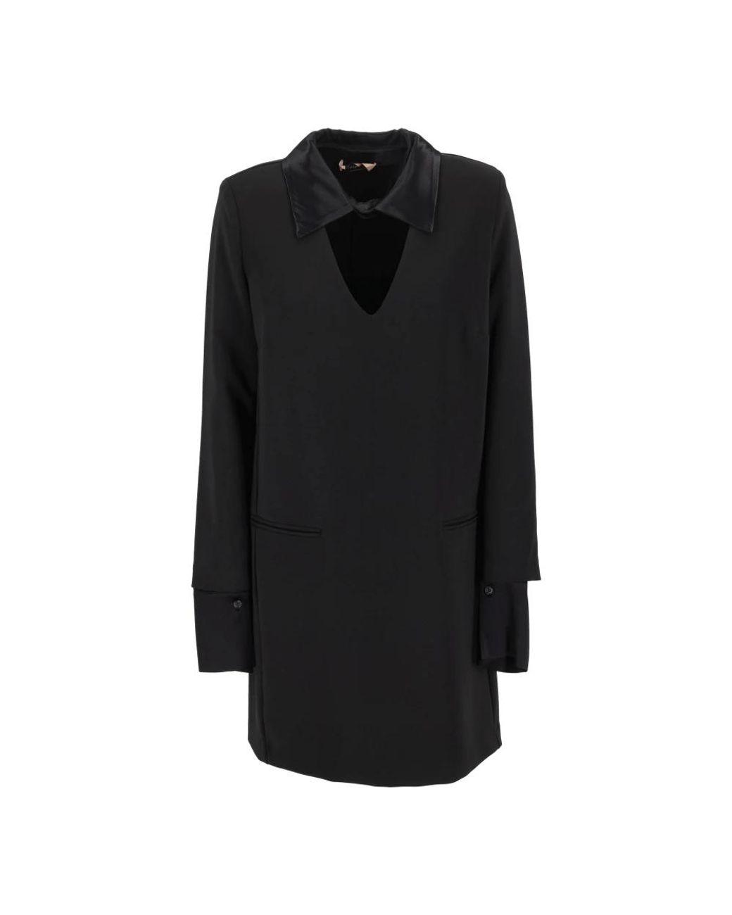 Twinset Black Short Dresses