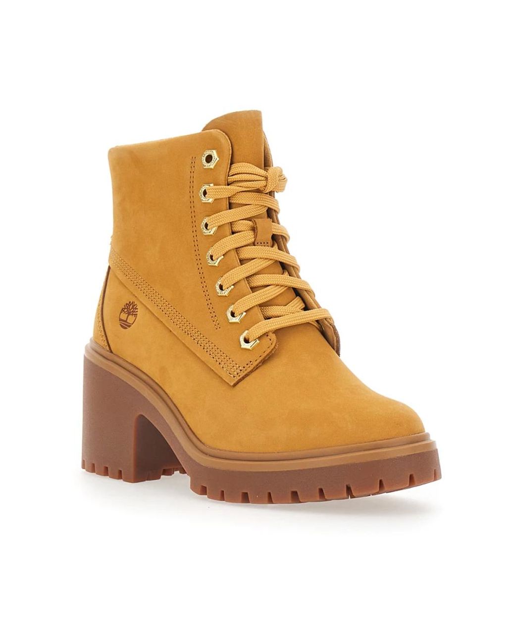 Timberland Brown Lace-Up Boots