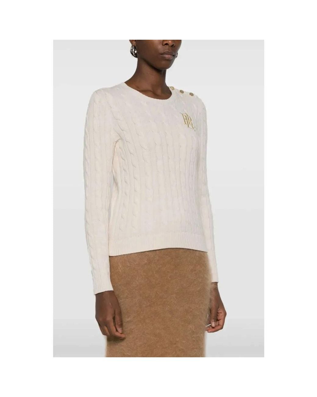 Ralph Lauren Natural Round-Neck Knitwear