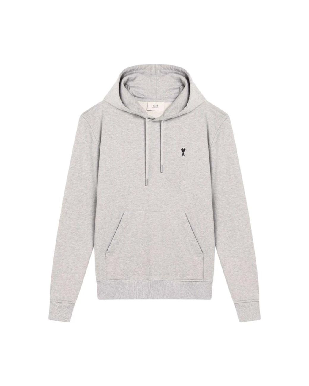 AMI Hoodies & Sweatvesten ,Grijs ,Katoen Sweaters in het Gray voor heren