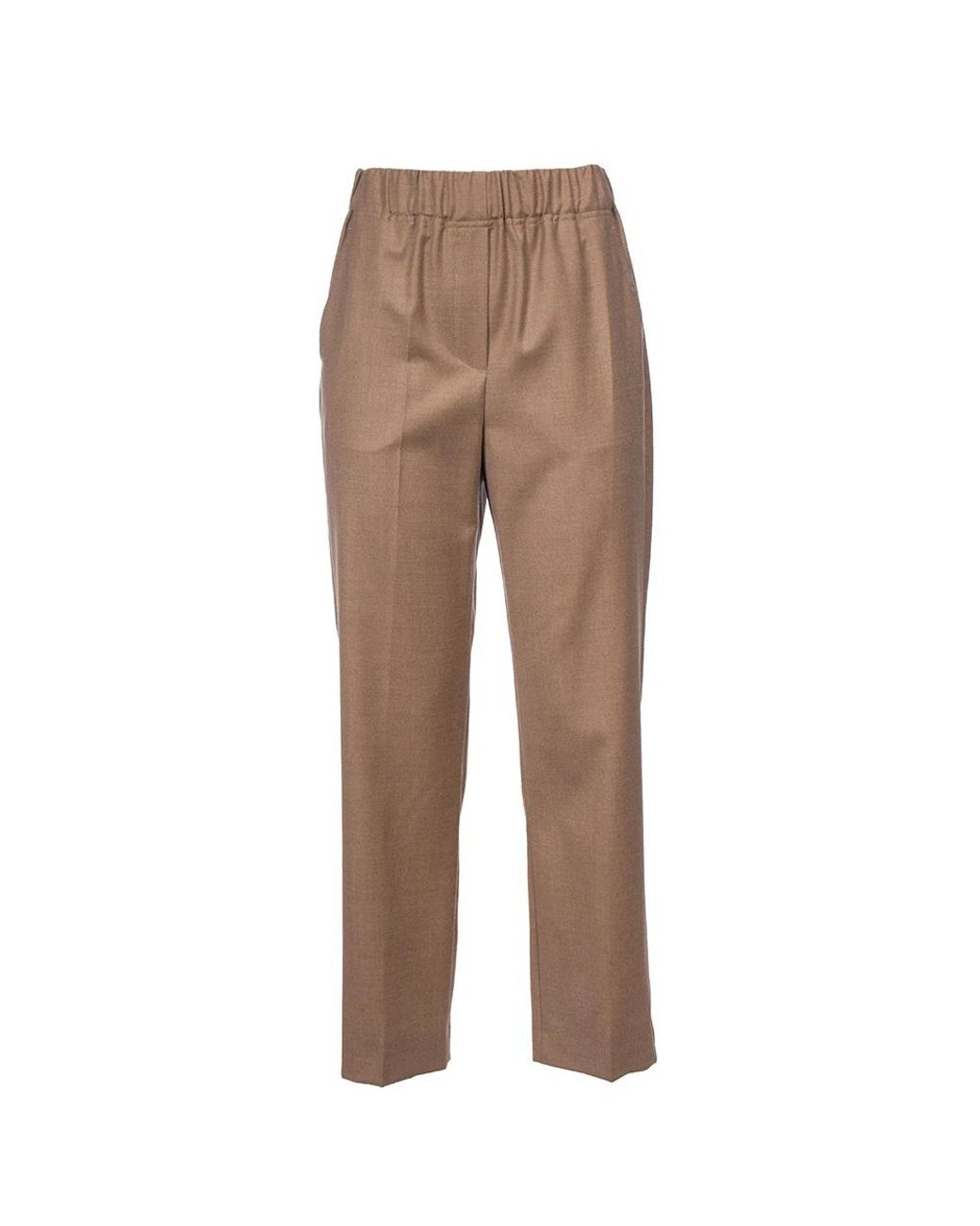 Weekend by Maxmara Brown Straight Trousers