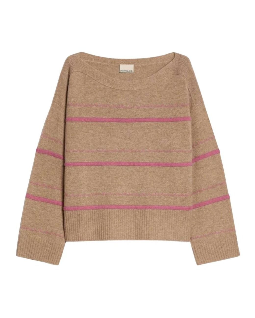 Pennyblack Brown Round-Neck Knitwear