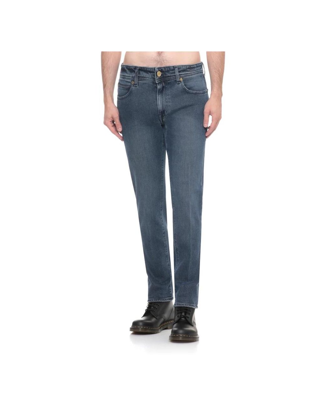 BRIGLIA Blue Slim Fit Jeans for men