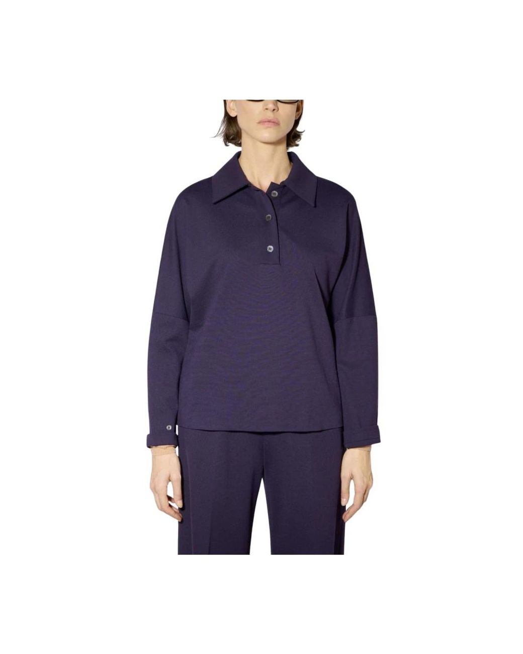Liviana Conti Blue Round-Neck Knitwear