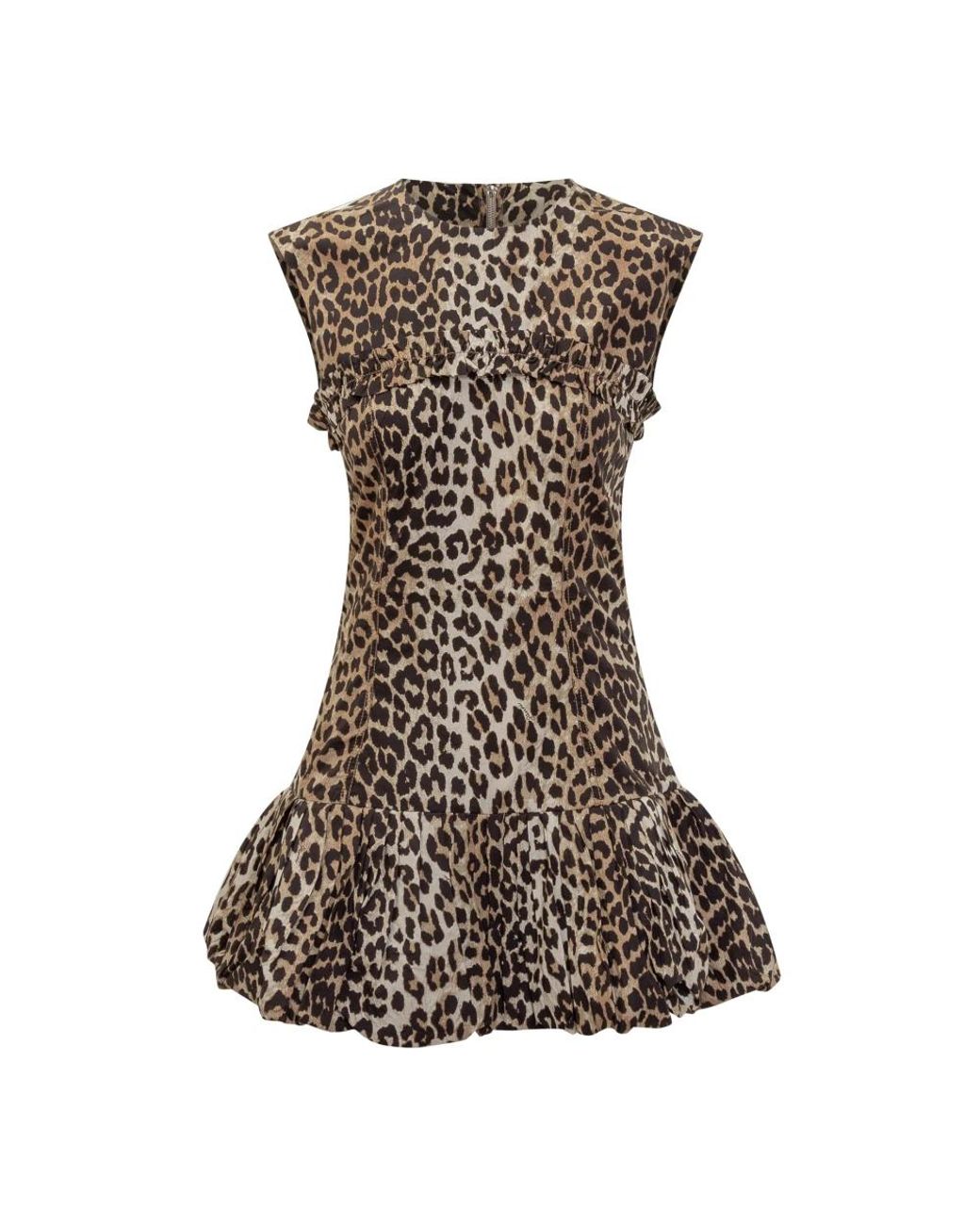 Ganni Brown Short Dresses