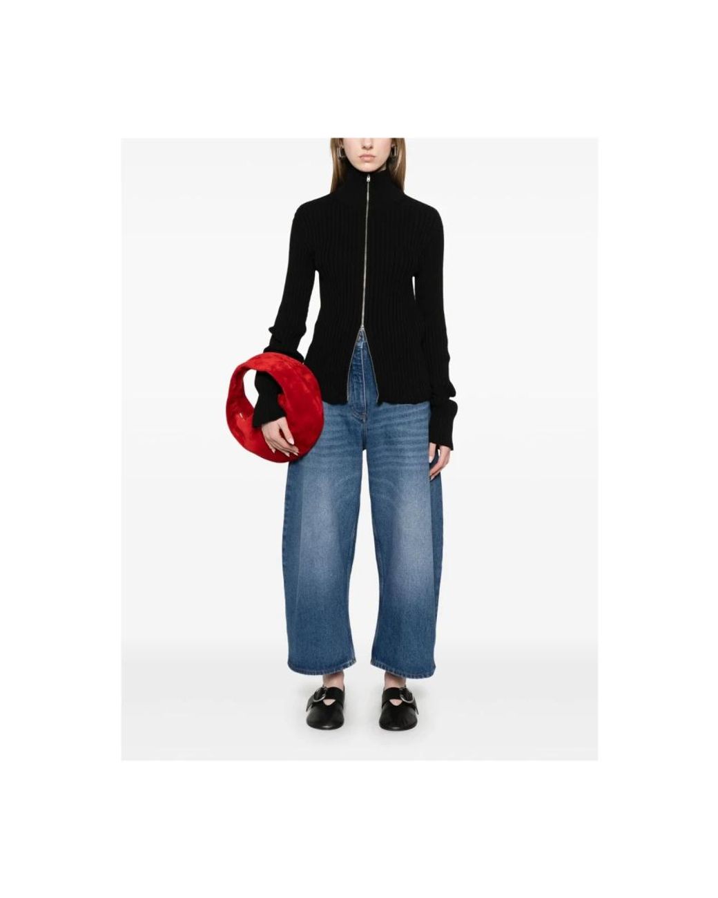 Studio Nicholson Blue Loose-Fit Jeans
