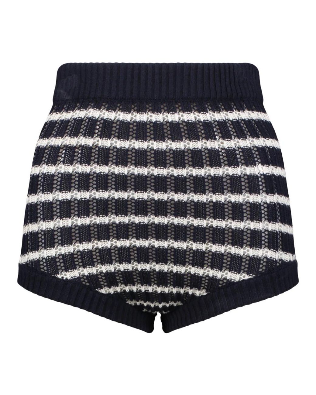 RED Valentino Gestreepte Short in het Blue