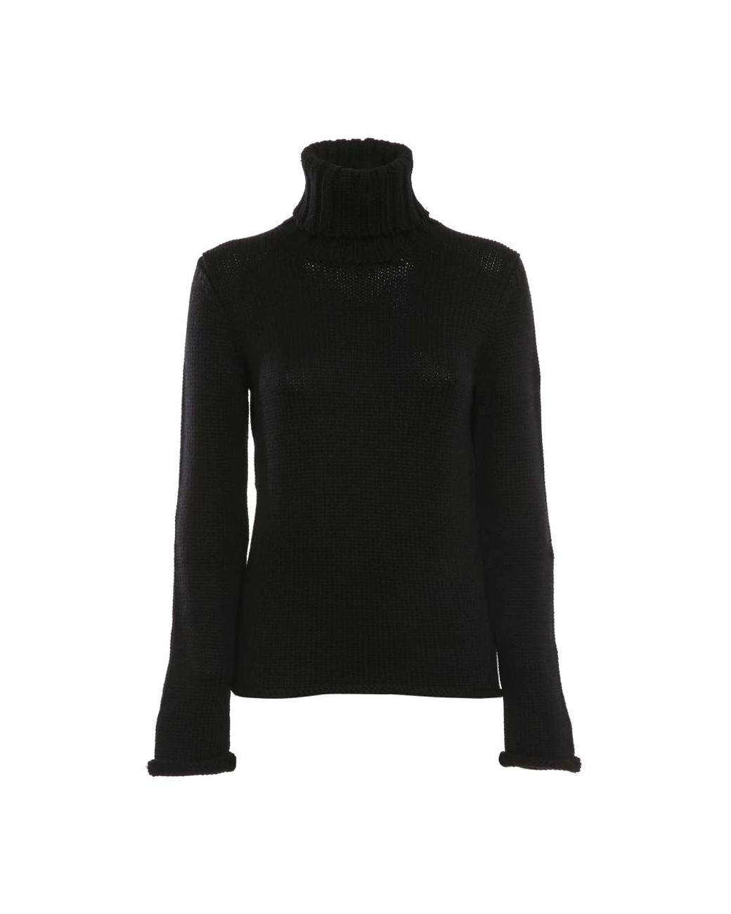 Zanone Black Turtlenecks