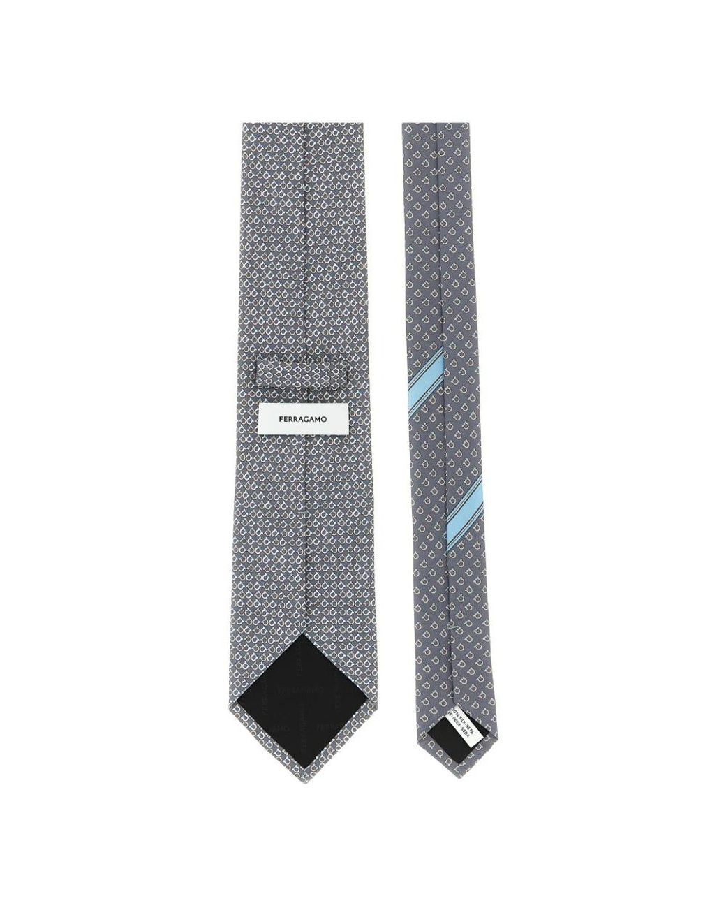 Ferragamo White Ties for men