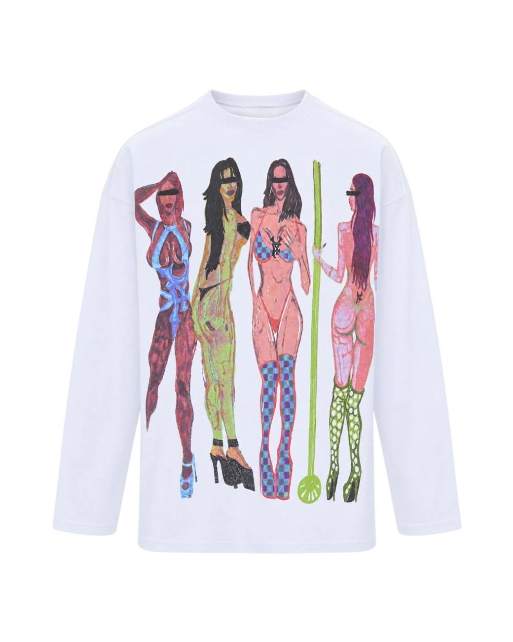 PDF White Long Sleeve T-Shirts for men