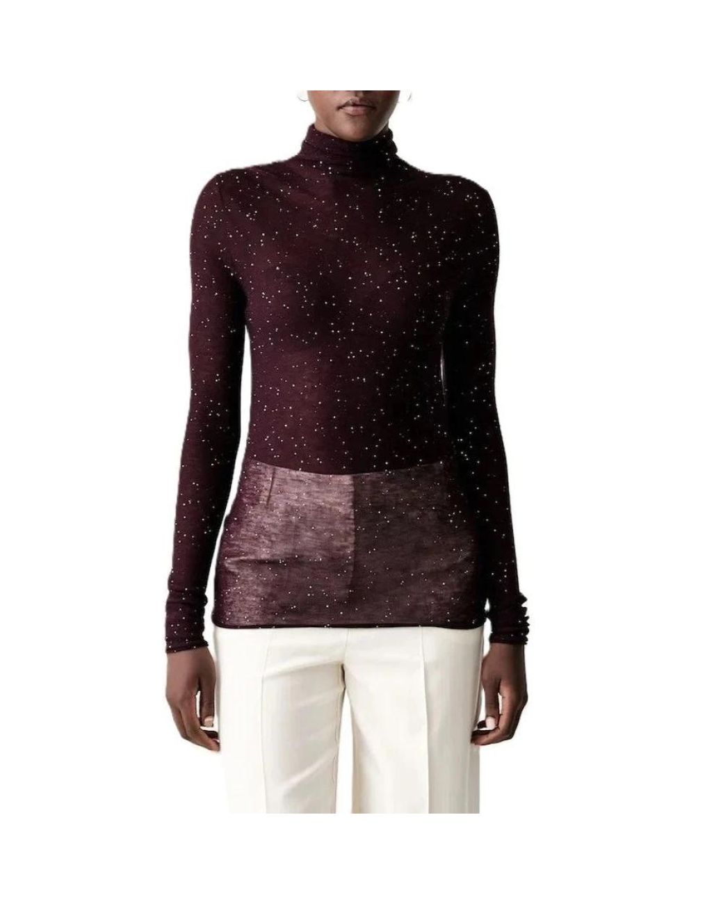 Pinko Red Turtlenecks
