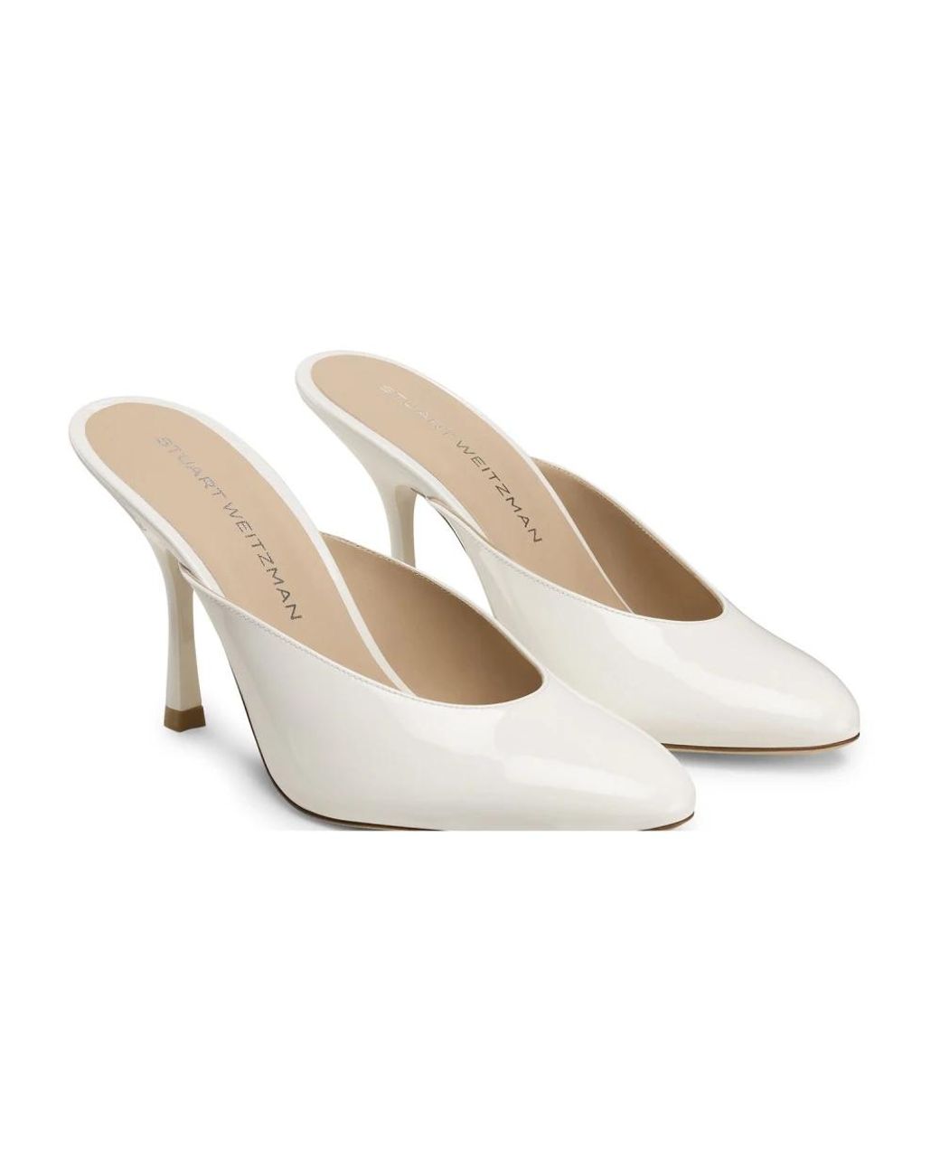 Heeled Mules Stuart Weitzman en coloris Metallic