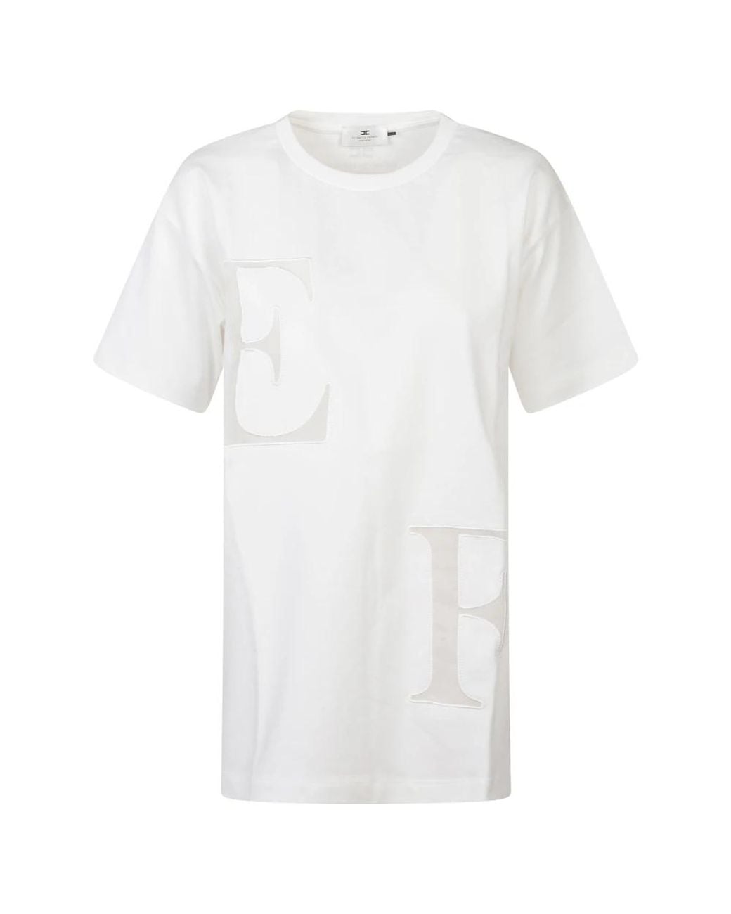 Elisabetta Franchi White T-Shirts