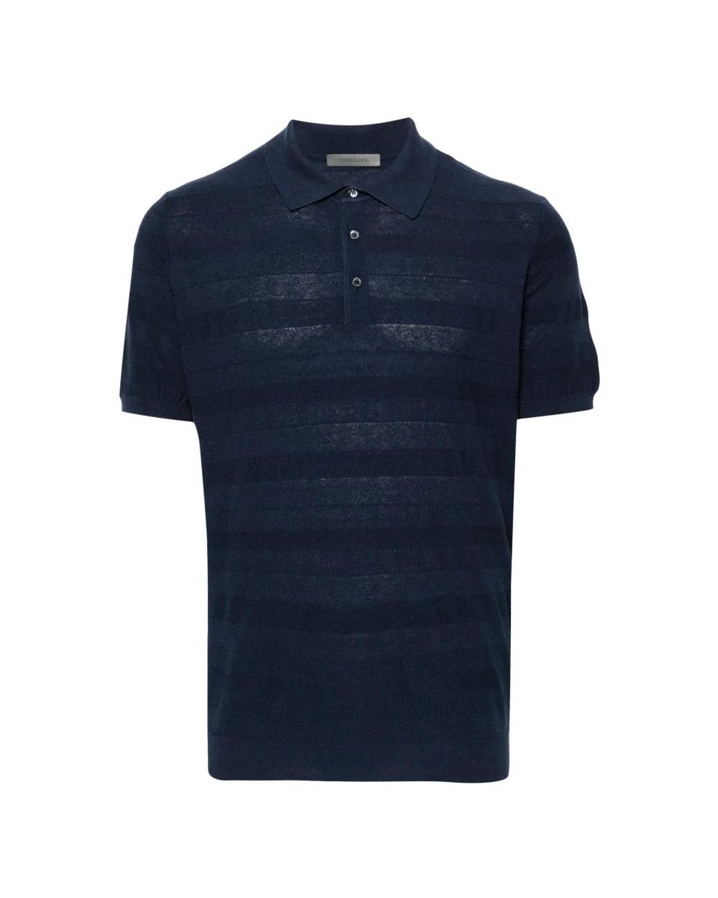 Corneliani Blue Polo Shirts for men