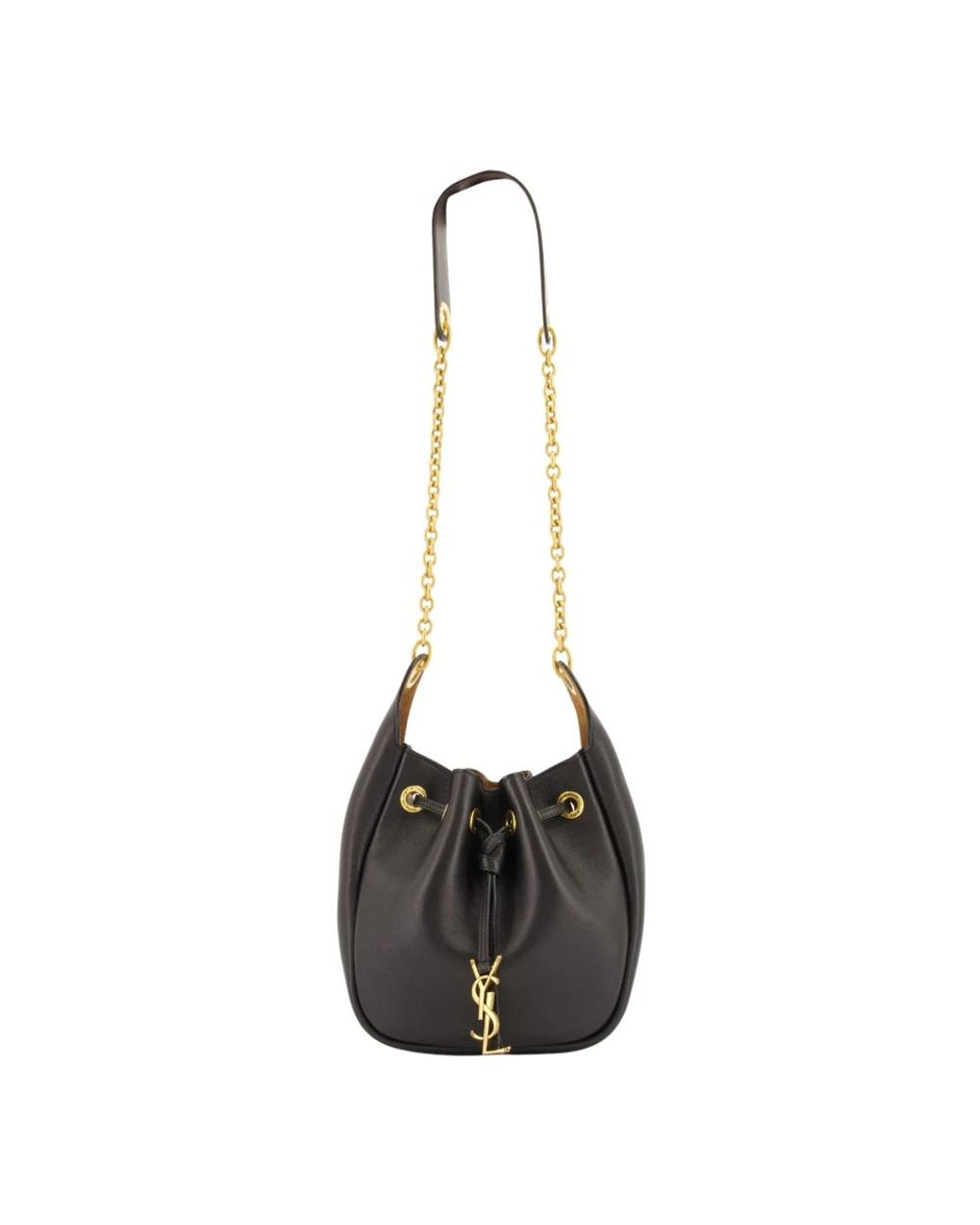 Saint Laurent Black Bucket Bags