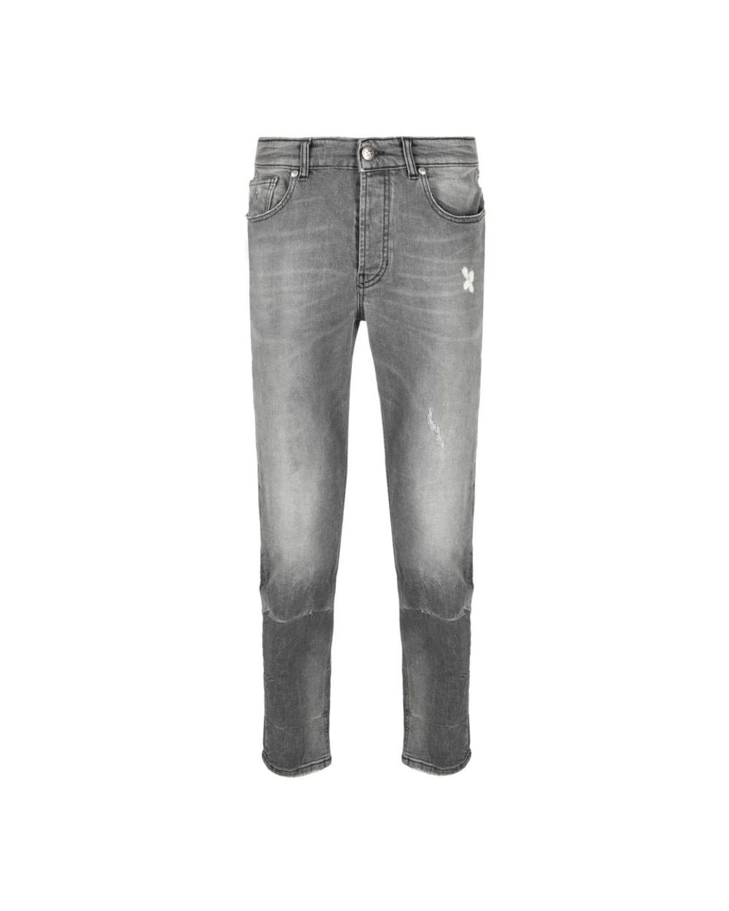 John Richmond Gray Slim Fit Jeans for men