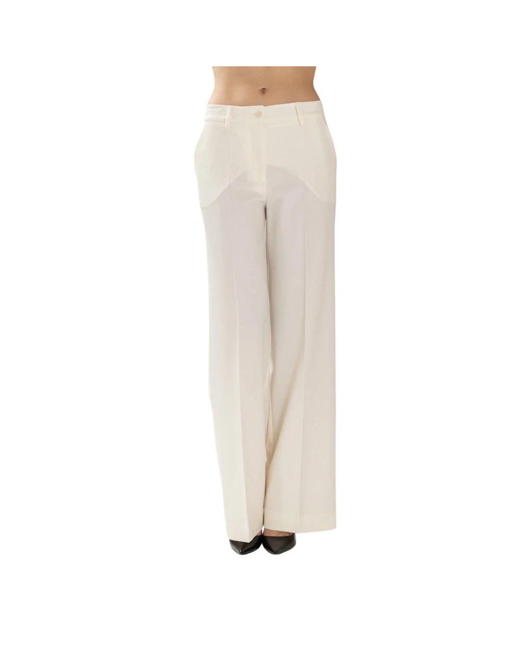 P.A.R.O.S.H. Natural Wide Trousers