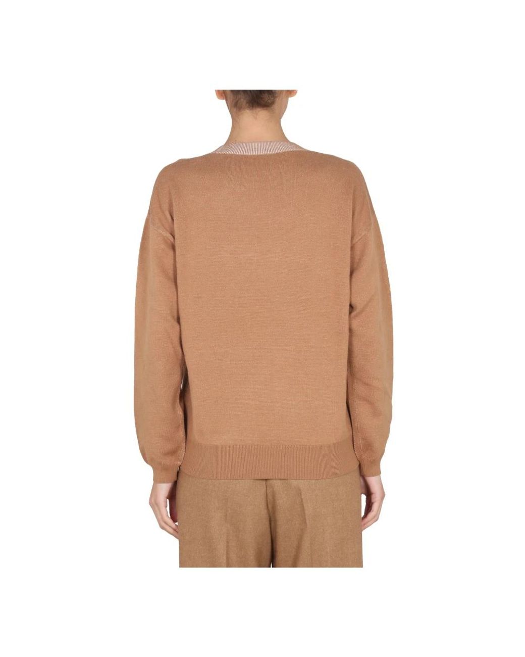 Ballantyne Brown Round-Neck Knitwear