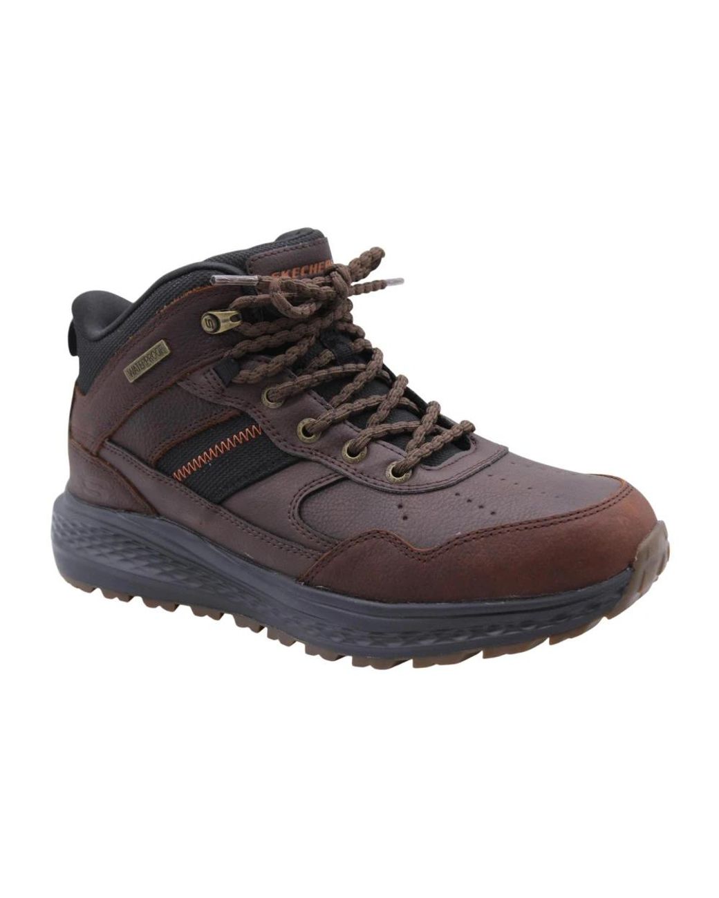 Skechers Brown Lace-Up Boots for men