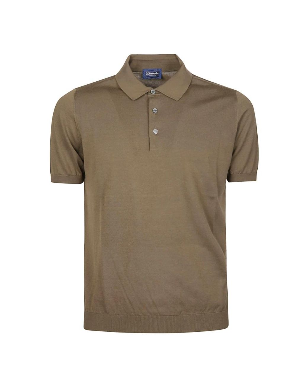 Drumohr Green Polo Shirts for men
