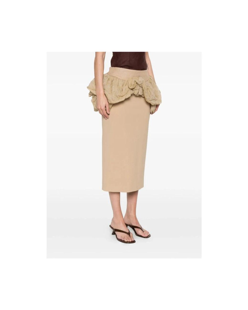 Max Mara Natural Neutrals Skirts