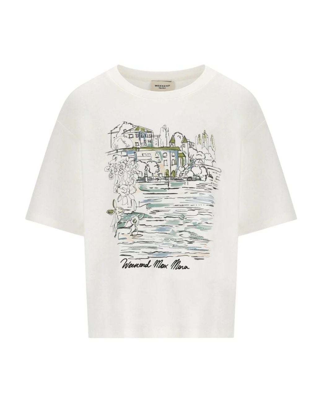 Weekend by Maxmara White T-Shirts