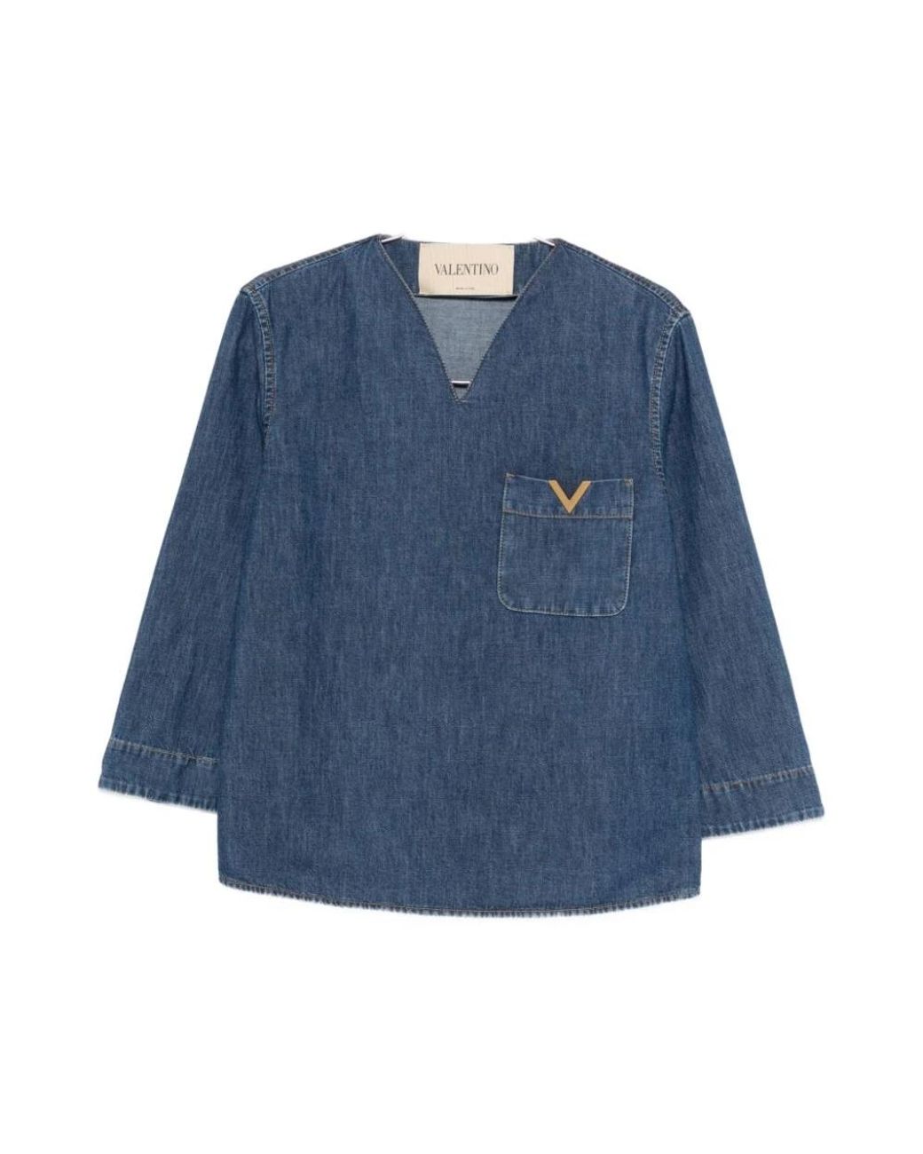 Blouses Valentino de color Blue