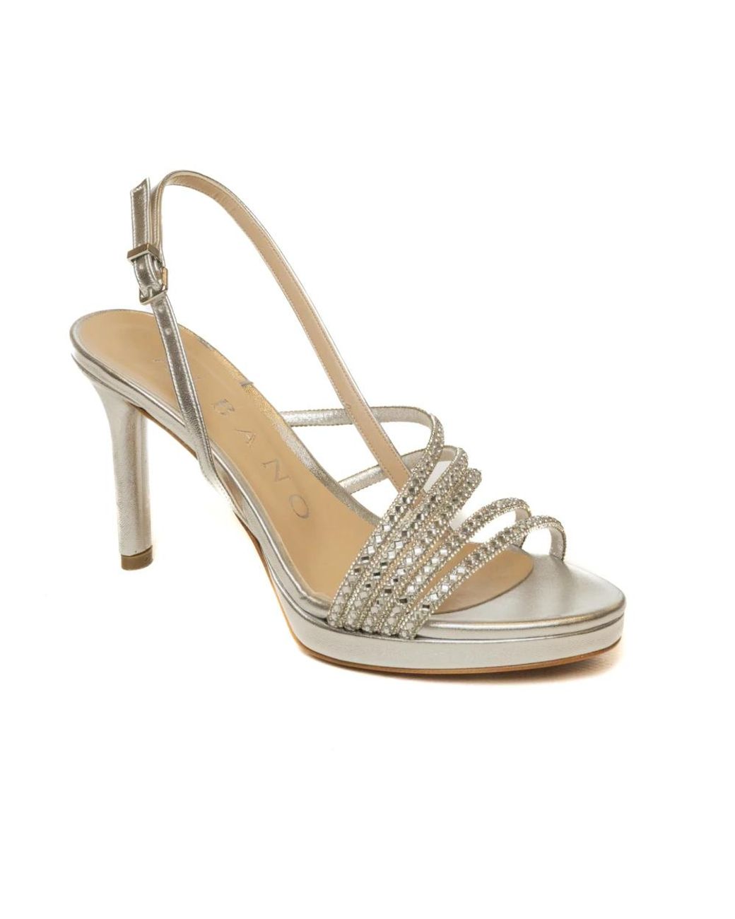 Albano White High Heel Sandals
