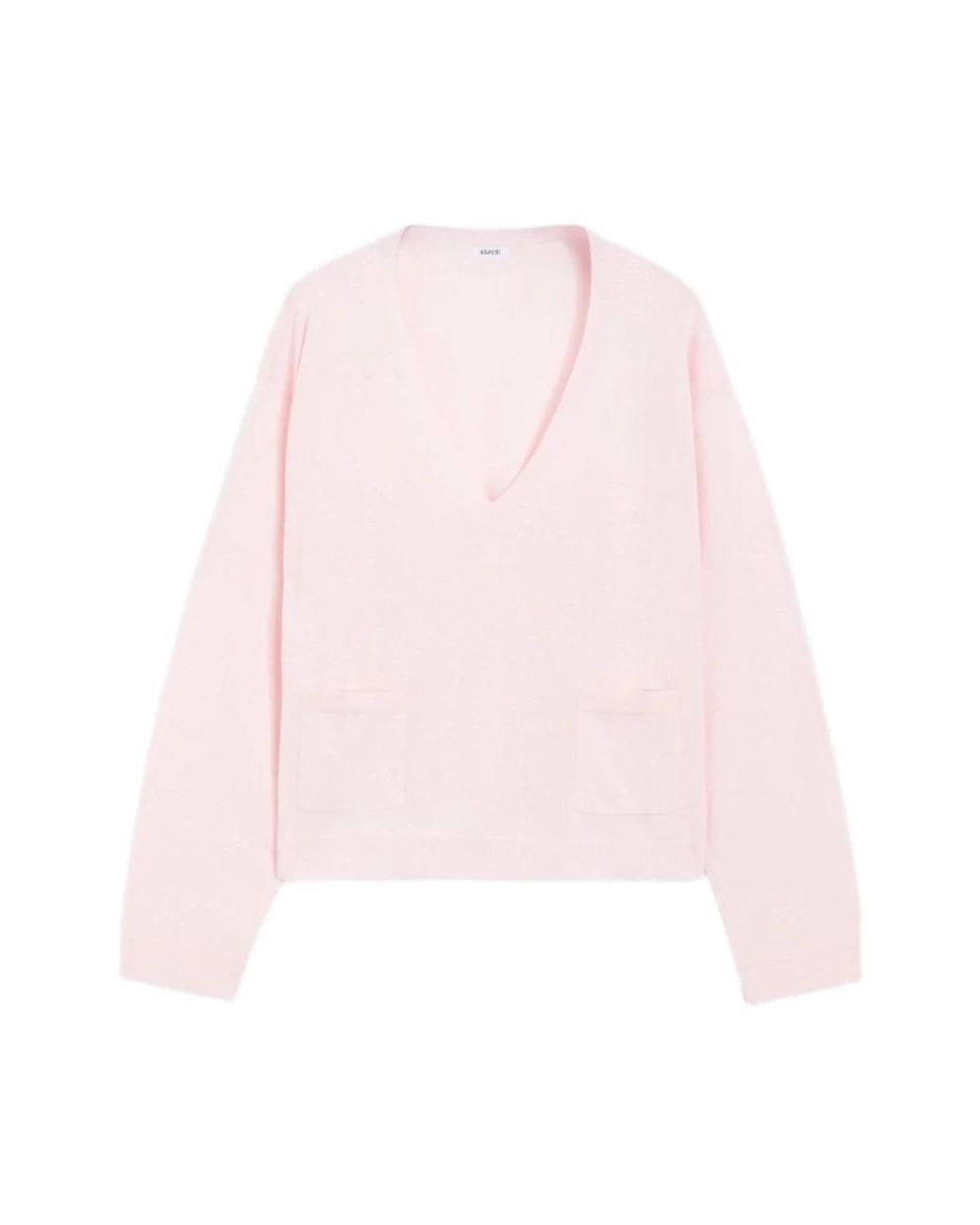 Aspesi V-Hals Truien in het Pink
