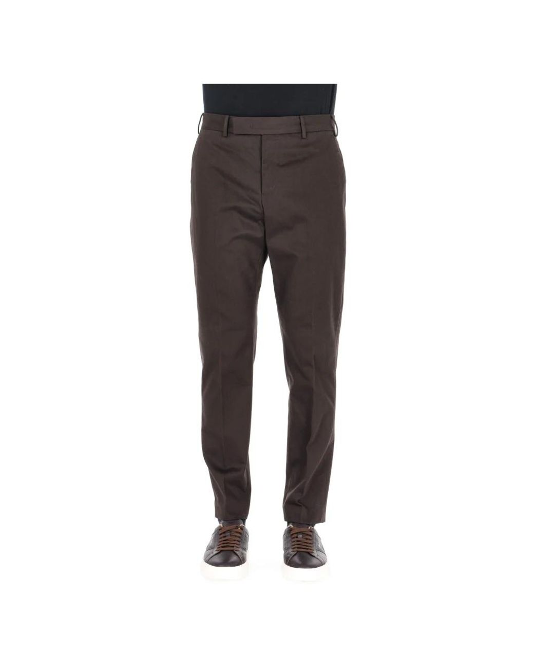 PT Torino Gray Suit Trousers for men