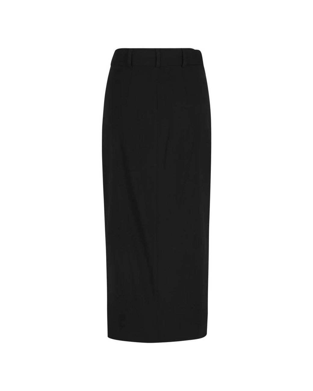 Tela Black Midi Skirts