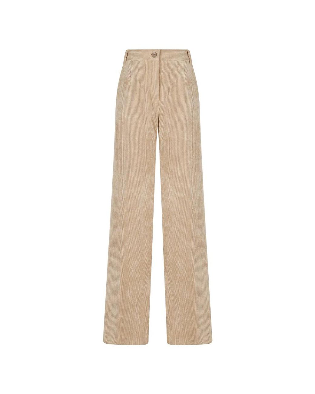Herno Broeken ,Polyester Rechte Broek in het Natural
